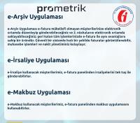 PROMETRİK E-FATURA YÖNETİM YAZILIMI YILLIK